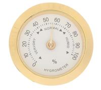 JECOMPRIS Igrometro per Chitarra Rotondo Portatile Misuratore di Umidità Stabile e Durevole per Strumenti Musicali Strumento di Controllo Umidità per Violino e Chitarra Accessorio per