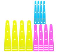 JECOMPRIS Kit 12 Pezzi Infilacavi Flessibili in Plastica Colorata per Infila Elastico, Infilacorde e Coulisse, Strumento per Cucito e Sartoria, Uso Quotidiano per Vestiti e Colore Casuale