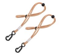 JECOMPRIS Lacci per Guanti da Sci e Snowboard Regolabili Unisex Adulti | Coppia Anti Smarrimento, Leggeri in Poliestere, Colore Kaki, per Inverno e Montagna