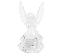 JECOMPRIS Lampada da Notte LED Mini Statua Angelo in Cristallo Colorato Luce Notturna da Comodino Illuminazione Delicata per Camere da Letto e Camerette Decorazione Luminosa Romantica