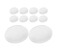 JECOMPRIS Lente D'ingrandimento Biconvessa Rotonda 42mm Pmma Set 10 Pezzi, Lente Ottica Trasparente per Lettura e Strumenti Didattici, Accessorio Sostitutivo per Anziani e Presbiti