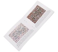 JECOMPRIS Libro Test Daltonismo Inglese Chart Visione Colore Portatile per Diagnosi Precoce Deficit Visivo Stampa Chiara Uso Facile e Pratico Rilevazione Immediata Disturbi Visivi Cromatici