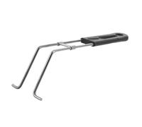 JECOMPRIS Manico Staccabile in Acciaio Inox per Cestello per Friggitrici ad Aria e Olio, Maniglia Resistente alle Alte Temperature Presa Antiscivolo per Uso Domestico e Sostituzione