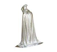 JECOMPRIS Mantello Unisex Halloween Cappuccio per Giochi di Ruolo e Costumi da Scena Mantello di Halloween Cappuccio per Streghe e Regalità e Natale