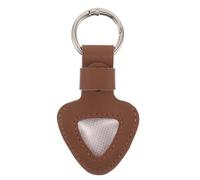 JECOMPRIS Marrone Custodia Pelle PU Porta Plettri per Chitarra | Protezione per Plettri e Plettri da Chitarra, Organizzazione Ordinata, Metallo Incluso, per Viaggi e Concerti