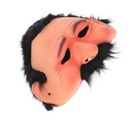 JECOMPRIS Maschera Da Halloween: Maschera in Lattice Spaventosa Per Il Con Rughe Halloween - Mezzo Volto, Accessorio Ingannevole - Copricapo Da Per