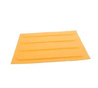 JECOMPRIS Mattonelle Cieche Per Marciapiede in Pvc Resistente Arancione Piastre Pavimentazione Tattile Per Giardino e Strada Adesivi Pratici e Facili Da Installare Per Percorsi Sicuri