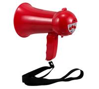 JECOMPRIS Megafono Portatile Rosso senza Batterie, Altoparlante per Matrimonio Leggero e Compatto, Tromba Rumorosa per Feste Nuziali e Celebrazioni, Accessorio Amplificatore Voce per Sposi