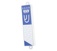 JECOMPRIS Mezuzah Sacro e Testo Ebraico Custodia in Metallo Motivo Ornamentale Decorazione Ebraica per Ingresso