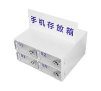 JECOMPRIS Mobile Phone Storage Cabinet With Lock Acrylic Organizer For Workshop School And Office Use For Personal Items And Valuables Management