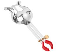 JECOMPRIS Morsetto Leggero e Robusto per Tromba per Spartiti Musicali in Ferro Argento Supporto per Lira, per Marce e Performance Musicali