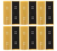 JECOMPRIS Nastro Adesivo Antiscivolo per Dita da Skateboard Mini, Set 12 Unità, Adesivi Resistenti per Mini Fingerboard, Accessori per Sostituzione Grip Tape, per Piccoli Skateboard da Dito