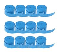 JECOMPRIS Overgrip in Pu Antiscivolo Assorbimento Sudore 12 Pezzi Colore Blu per Racchetta da Tennis e Badminton per Giocatori Che Sudano Facilmente