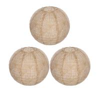 JECOMPRIS Paralume per lanterna da 3 pezzi: Paralumi in tessuto per lampade a sospensione - Coprilampade a sfera asiatiche - Paralume decorativo a forma di globo per Natale e Capodanno lunare