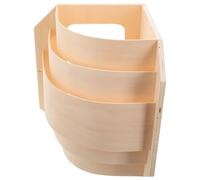 JECOMPRIS Paralume Sauna in Legno Sottile ad Angolo Retto Resistente alle Alte Temperature Accessorio Pratico per Arredamento Camera Sauna