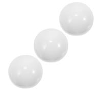 JECOMPRIS Perline di Resina per Ruota della Roulette 3 Pezzi Bianco, Stabili e Resistenti per Gioco Gira la Ruota, Design Moderno ed Elegante