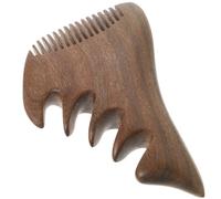 JECOMPRIS Pettine per Massaggio Del Cuoio Capelluto in Legno di Sandalo per Il Relax - per La Testa in Legno Naturale per Cuoio Capelluto Secco, Spazzola per Capelli Ergonomica Antistatica Antistress