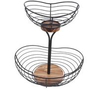 JECOMPRIS Piatto di Frutta portafrutta in Filo Metallico Cestino portaoggetti di Campagna Ciotola di Frutta Vassoio per Frutta fruttiera Cesto portafrutta Ferro da Stiro