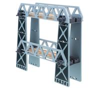 JECOMPRIS Ponte Ferroviario Di Tommaso Treno in Legno Csx Traccia Del Treno Giocattolo Del Passaggio a Livello Ponte Ferroviario in Legno N Modellini Di Treni in Scala Plastica