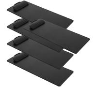 JECOMPRIS Portablocco Multifunzione Clip, Set 5 Pezzi Portadocumenti Nero, Lavagna Rigida per Appunti e Menu, Piccolo Formato per Ufficio, Scuola e Ristorante