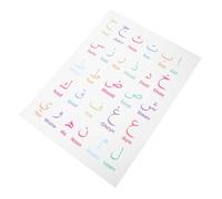 JECOMPRIS Poster Decorativo dell'Alfabeto per Bambini 30X40 Cm Materiale Resistente e Leggero Decorazione Murale per Camera dei Bambini e Aula