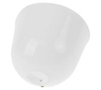 JECOMPRIS Protezione Antipolvere per Ventilatore da Soffitto, Calotta Inferiore in Plastica Bianca, Kit Decorativo per Parti Ventilatore da Soffitto, Facile Installazione per Uso Domestico