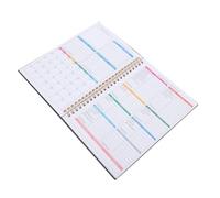 JECOMPRIS Quaderno di Bilancio Portatile Nero, Planner Mensile per Budget Famigliare, Tracker Spese per Casa e Viaggio, Forniture per Ufficio Domestico, Libro Pratico per Gestione