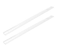 JECOMPRIS Righelli per Bilanciare Biscotti in Acrilico, Guide per Misurare Spessore Impasto 6mm, Set per Livellare Pasta e Pizza, Accessori Cucina per Dolci e Pasticceria