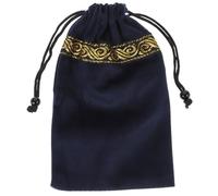JECOMPRIS Sacchetto Portatile e Resistente per Carte dei Tarocchi in Velluto e Plastica Atmosfera Misteriosa Porta Carte e Stile Elegante per Giochi Divinatori