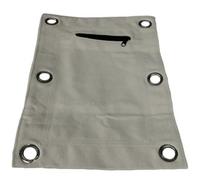 JECOMPRIS Sacco di Sabbia da Boxe da Parete Vuoto 40x26,5 Cm Cerniera Rivolta al Muro, Materiale Stabile per Allenamento Fitness Arti Marziali a Casa e Palestra