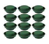 JECOMPRIS Schiuma Floreale Ciotola 12 Pezzi, Fango per Composizioni Floreali ad Assorbimento D’Acqua, Materiale Resistente per Decorazioni e Arte Floreale Professionale, per Fioristi