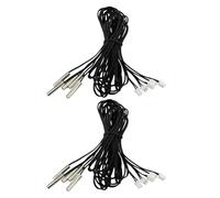 JECOMPRIS Sensore di Temperatura a Termistore Ntc 1 M Cavo Robusto, 10 Pezzi Sonda Digitale per Frigorifero, Condizionatore e Serbatoi, per Monitoraggio Industriale e Hvac