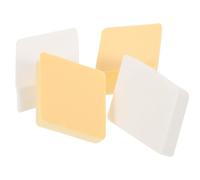 JECOMPRIS Set 4 Spugnette Trucco Cuore Non Latticizzate, Piumino Doppio Uso Bagnato-asciutto per Fondotinta Liquido e Crema, Applicatore Cosmetico Viso Punta per Occhi, Cipria e Contorni,