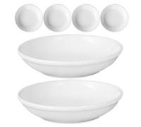 JECOMPRIS Set 6 Pezzi Piatti in Ceramica 10 CM per Bruciatore di Cera e Scalda Olio Vassoio Porta Cera Fusa per Diffusori di Aromi e Lampade Profumate Accessori per Profumazione