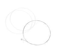 JECOMPRIS Set di 3 Corde in Nylon per Balalaika, Forte Penetrazione e Transizioni Fluide le Note, Accessori per Strumento Musicale Russo Bianco