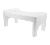 JECOMPRIS Sgabello per Wc Sgabellino da Bagno Sgabello Wc in Pp Antiscivolo Facile da Pulire Supporto per Seduta per Adulti Poggiapiedi da Bagno