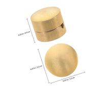 JECOMPRIS Silenziatore per Violoncello in Ottone Colore Oro Forma Cilindrica, Facile da Installare e Eccellente Trasmissione del Suono, Accessorio per Musicisti di Cello