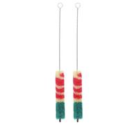 JECOMPRIS Spazzola Lunga la Pulizia del Flauto e Ottavino, Kit di 2 Pezzi Setole Morbide, Piccolo Accessorio Portatile per Cura e Manutenzione Strumenti a Fiato