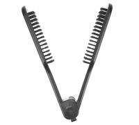 JECOMPRIS Spazzola per Chioma a Morsetto Lisciante Antistatica a Doppia Faccia Setole a V Resistente al Calore, Pettine Lisciante Professionale per Parrucchieri, per Saloni e Utilizzo