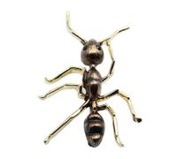 JECOMPRIS Spilla Formica in Metallo per Abbigliamento Donna, Distintivo Spilla Animale in Lega Nera, Decorazione per Giacche, Zaini e Borse, Accessorio Regalo per Feste e Occasioni Speciali