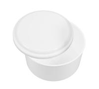 JECOMPRIS Stampo per Ghiaccio a Granita con Coperchio, Ice Freeze Mold in ABS Bianco, Grande Capacità, Senza Bava, Compatto, per Attività all’Aperto