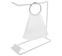 JECOMPRIS Strumenti Trasparenti per Nail Art Bastoncini e Supporto in Ferro, Anello Rotondo Ventaglio, 50 Punte Quadrate per Esposizione Smalti e Campioni Unghie, Uso Professionale