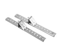 JECOMPRIS Supporti Ripiano Frigorifero in Acciaio Inox 20 Cm, Clip e Ganci Per Ripiano Congelatore, Accessori Per Armadi Frigoriferi, Divisori Regolabili Per Stoccaggio Personalizzato