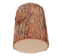 JECOMPRIS Supporto Decorativo Ceppo di Legno Artificiale 15cm X 20cm, Base Espositiva Rustica Portacandele in Corteccia per Matrimoni e Centrotavola Rustico per Eventi e Fotografia