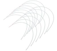 JECOMPRIS Supporto Ferretti per Reggiseno 10 Paia Anelli in Acciaio Kit per Cucito e Riparazione Accessori per Biancheria Intima Donna