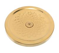 JECOMPRIS Supporto per Decanter in Acciaio Inossidabile con Base Rotante e Motivo in Rilievo, Base Aerazione Rapida Vino per Bar di Casa, Accessorio Decorativo per Esaltare Sapore e Aroma