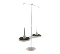 JECOMPRIS Supporto Porta Rocchetto per Cucire in Metallo Base Stabile, Organizzatore di Fili da Ricamo Design a Otto, Porta Bobina Posizionamento Preciso Adatto a Macchine da Cucire