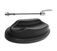 JECOMPRIS Supporto Stabile per Allenamento Bici Cuscinetto Ruota Anteriore in Plastica Resistente, Set da 2 Pezzi per Bici da Strada e Mountain Bike, Accessorio per Esercizi Indoor Ciclismo