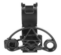 JECOMPRIS Supporto Volante da Corsa Regolabile in Plastica Abs Nero, Accessorio Portatile per Simulatore di Guida e Controller di Gioco per Console di Nuova Generazione