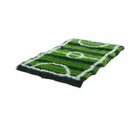 JECOMPRIS Tappeto da Calcio per Cameretta in Prato Artificiale Verde | Base in Gomma Antiscivolo, Campo Realistico per Gioco, Adatto a Mini Palloni e Momenti di Gioco